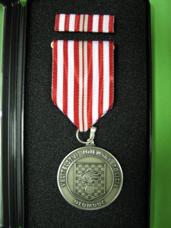 Rub medaile příslušníků Velitelství Vojenské policie Olomouc